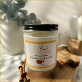 Brown Sugar 7 oz Candle – Sweet Comfort in a Smaller Jar - Heavenly Aroma