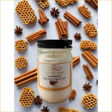 Brown Sugar Soy Candle in Glass Jar - Heavenly Aroma