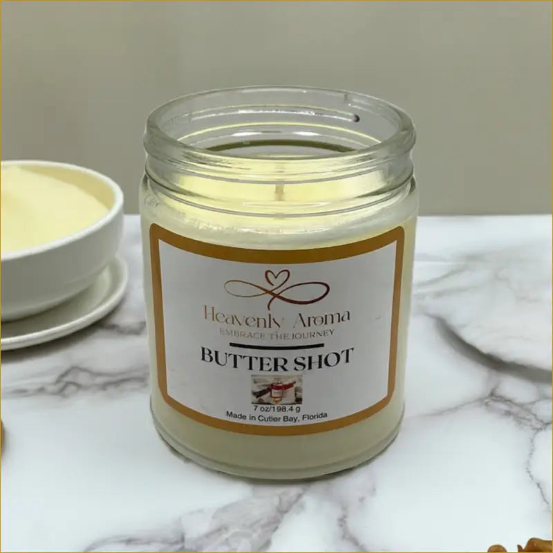 Butter Shot 7 oz Candle – Melt Into Sweet Comfort - Heavenly Aroma