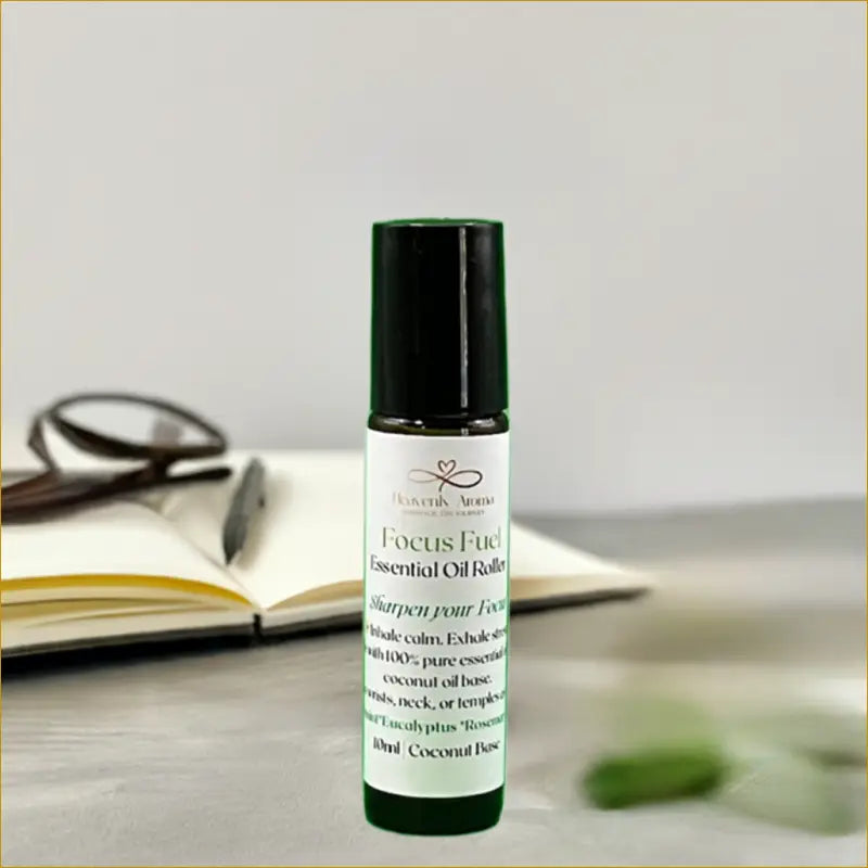 Focus Fuel – 10 ml Essential Oil Roller Blend - Heavenly Aroma