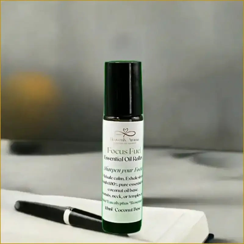 Focus Fuel – 10 ml Essential Oil Roller Blend - Heavenly Aroma