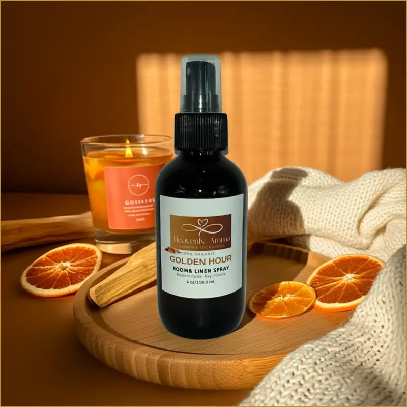Golden Hour – 4 oz Room & Linen Spray - Heavenly Aroma