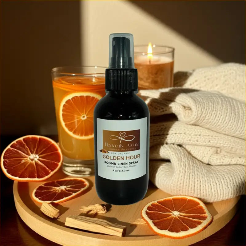 Golden Hour – 4 oz Room & Linen Spray - Heavenly Aroma