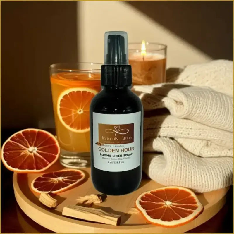 Golden Hour – 4 oz Room & Linen Spray - Heavenly Aroma