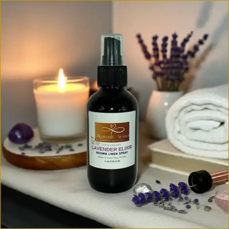 Lavender Elixir – 4 oz Room & Linen Spray - Heavenly Aroma