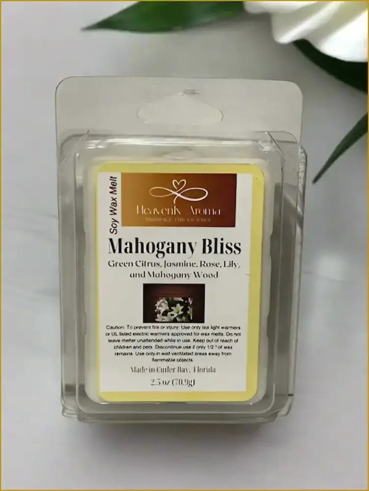 Mahogany Bliss 2.5 oz Wax Tarts - Heavenly Aroma