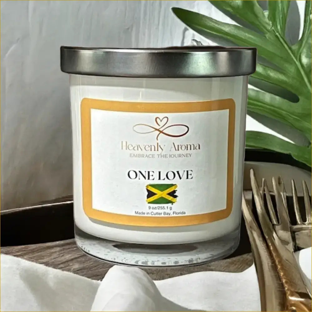 One Love – 9 oz Candle | A Tropical Escape in Full Flame - Heavenly Aroma