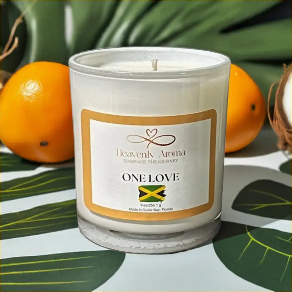 One Love – 9 oz Candle | A Tropical Escape in Full Flame - Heavenly Aroma