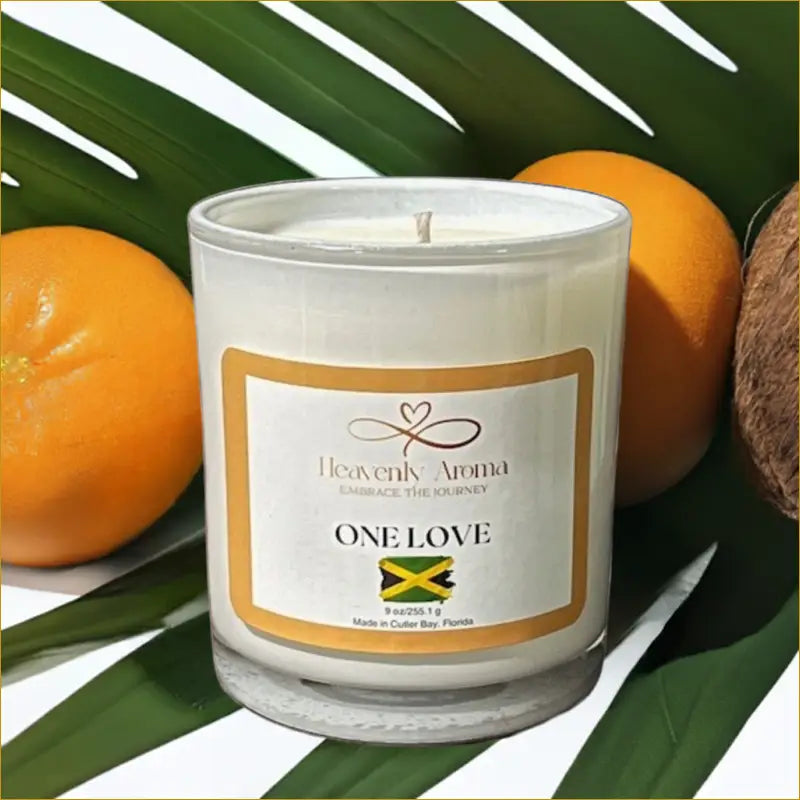 One Love – 9 oz Candle | A Tropical Escape in Full Flame - Heavenly Aroma