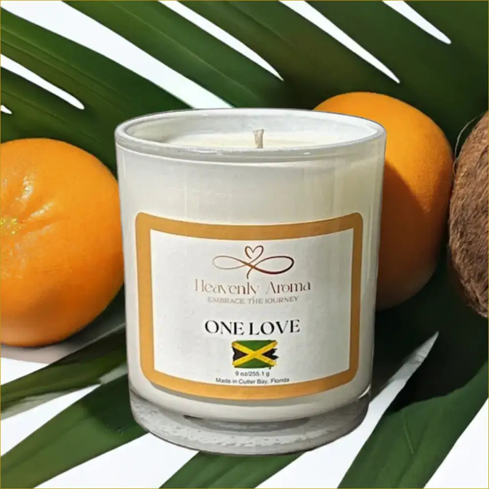 One Love – 9 oz Candle | A Tropical Escape in Full Flame - Heavenly Aroma