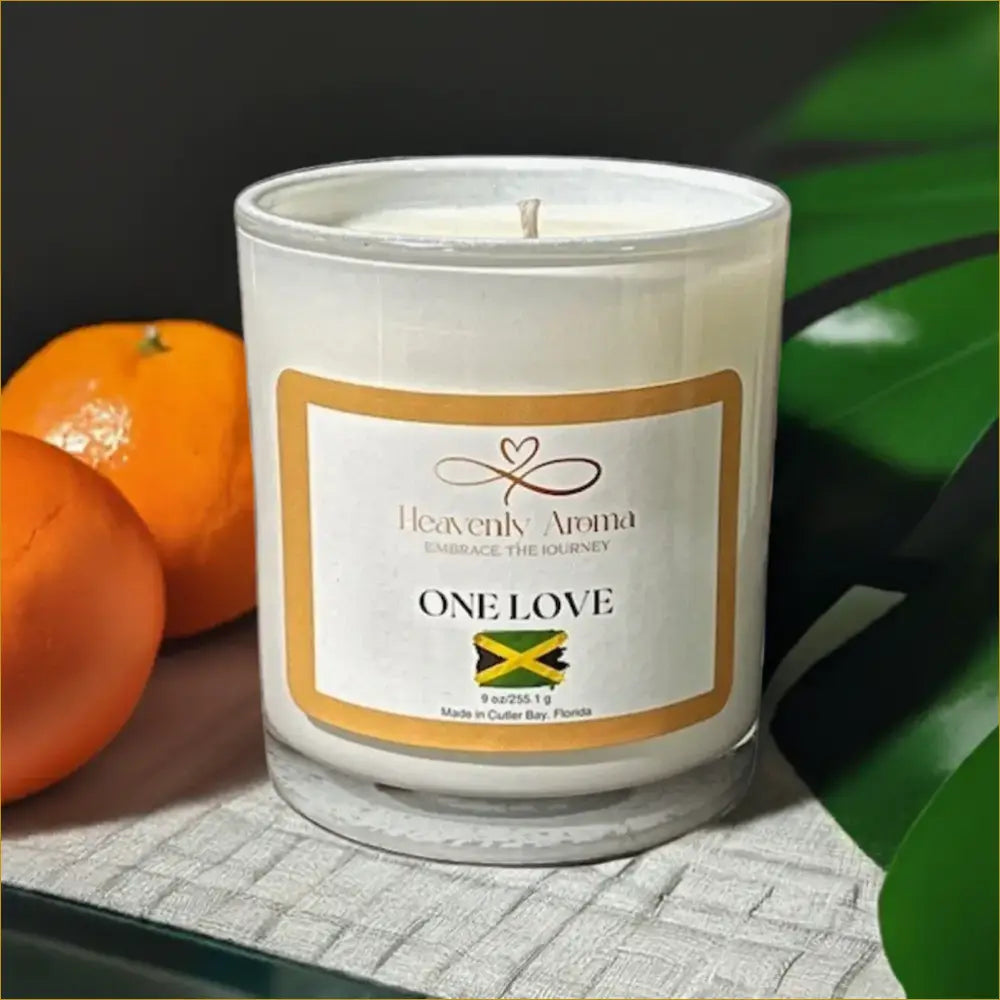 One Love – 9 oz Candle | A Tropical Escape in Full Flame - Heavenly Aroma