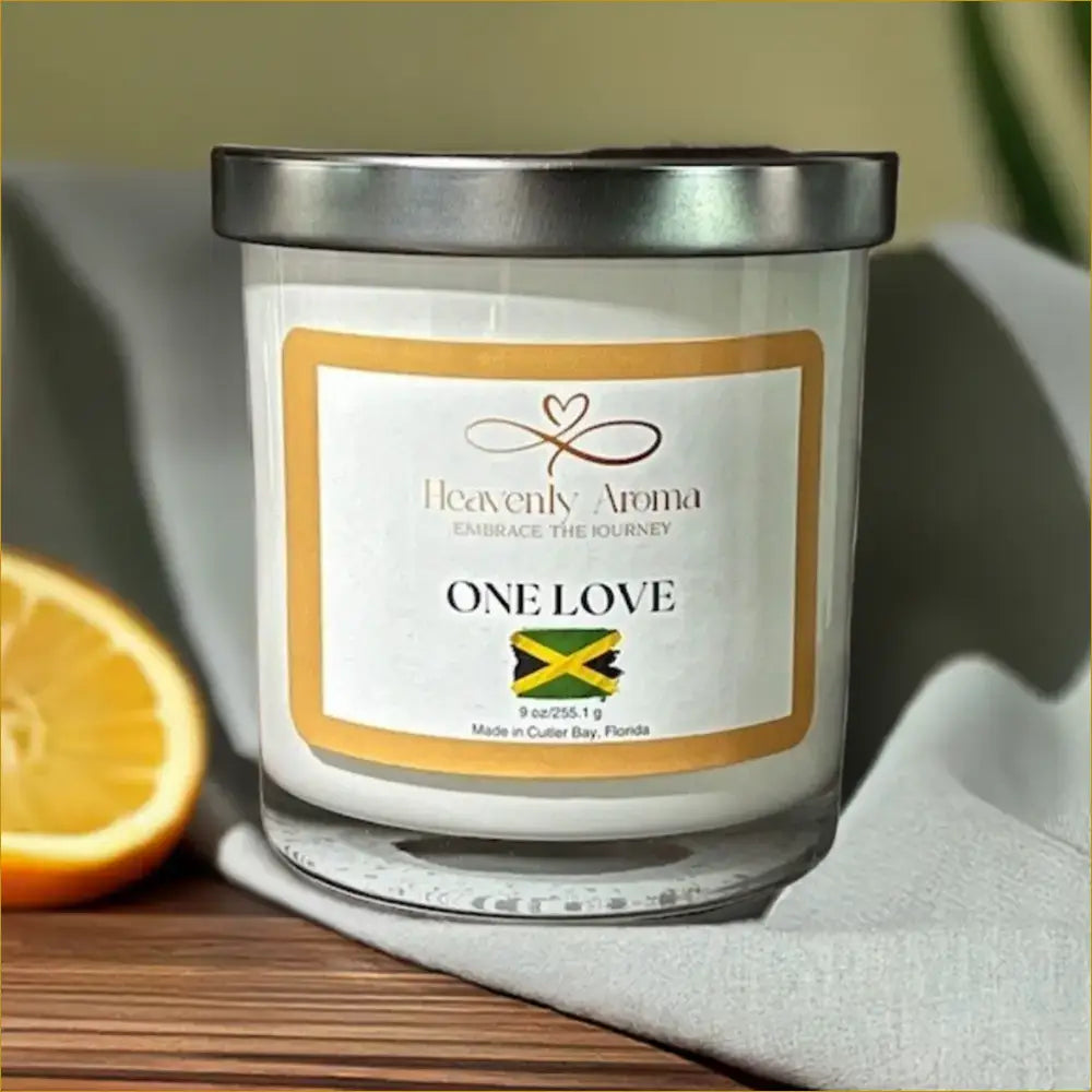 One Love – 9 oz Candle | A Tropical Escape in Full Flame - Heavenly Aroma