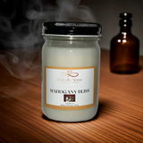 Mahogany Bliss 9 oz Candle – Sophisticated Calm in a Jar - Heavenly Aroma