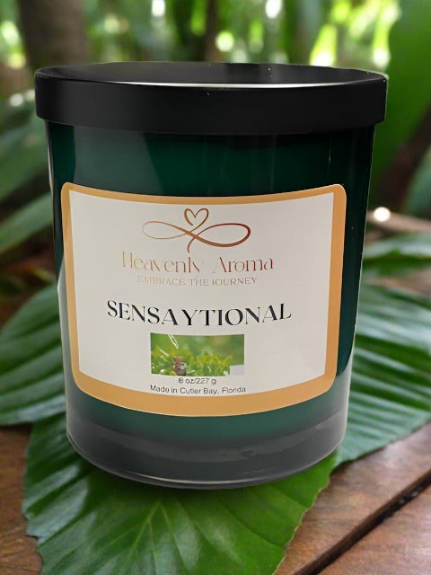 Premium 8 oz Soy Wax Candles for a Cozy Atmosphere - Sensaytional