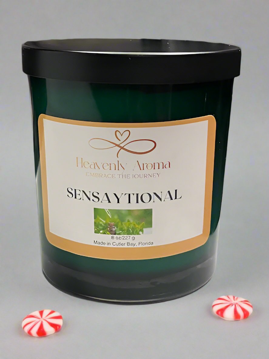 Premium 8 oz Soy Wax Candles for a Cozy Atmosphere - Sensaytional