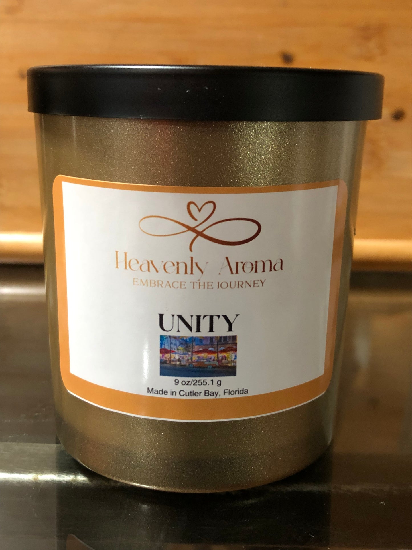 Premium 9 oz Luxury Soy Wax Candles for a Cozy Atmosphere - Unity