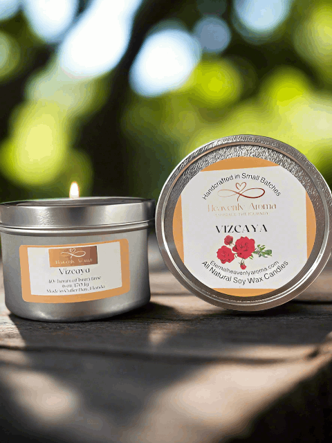 Vizcaya - 6 oz Hand Poured Soy Wax Candle