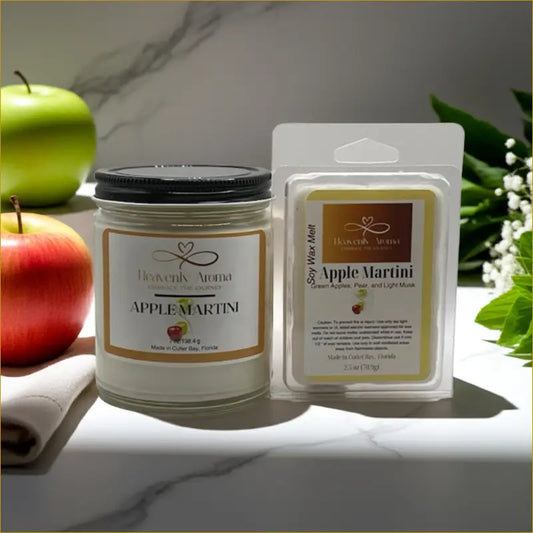 Apple Martini – Sweet Simplicity Set | Bright Burn. Simple Joy. - Heavenly Aroma