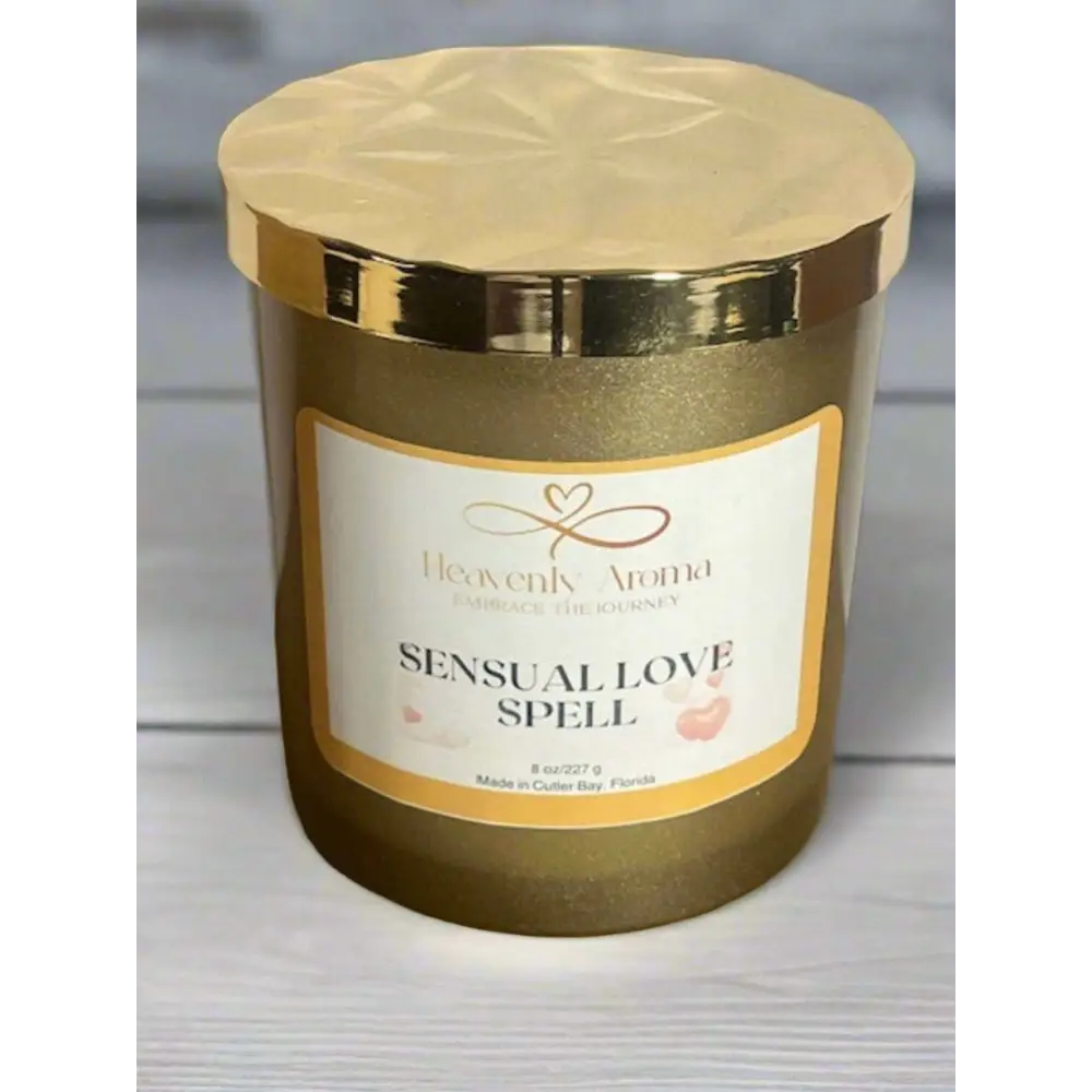 Attract Love & Romance with Our 8 oz Sensual Love Spell Soy Candle - Heavenly Aroma