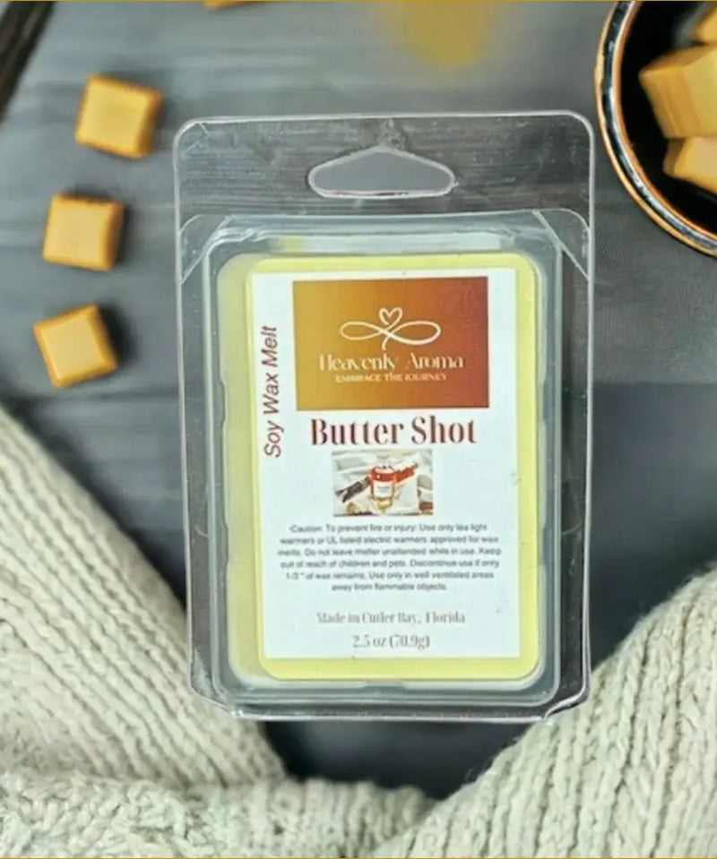 Butter Shot 2.5 oz Wax Tarts - Heavenly Aroma