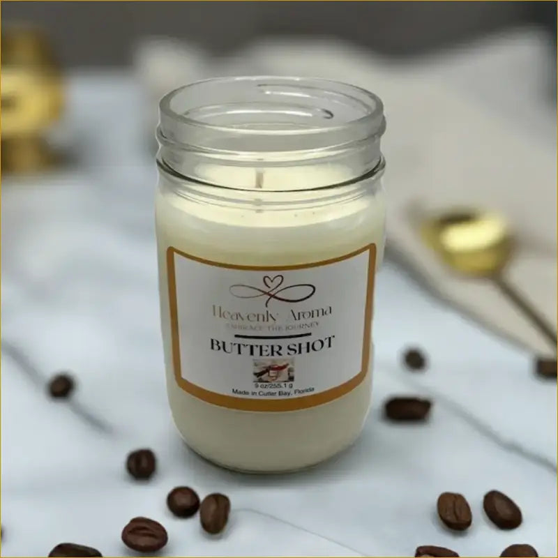 Butter Shot 9 oz Candle – Melt Into Sweet Comfort - Heavenly Aroma