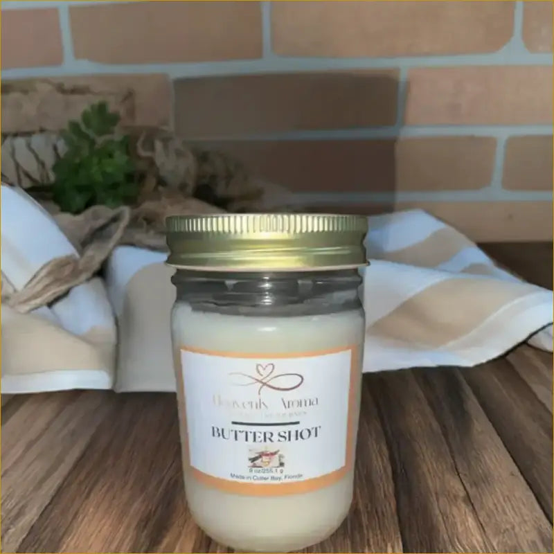 Butter Shot 9 oz Candle – Melt Into Sweet Comfort - Heavenly Aroma