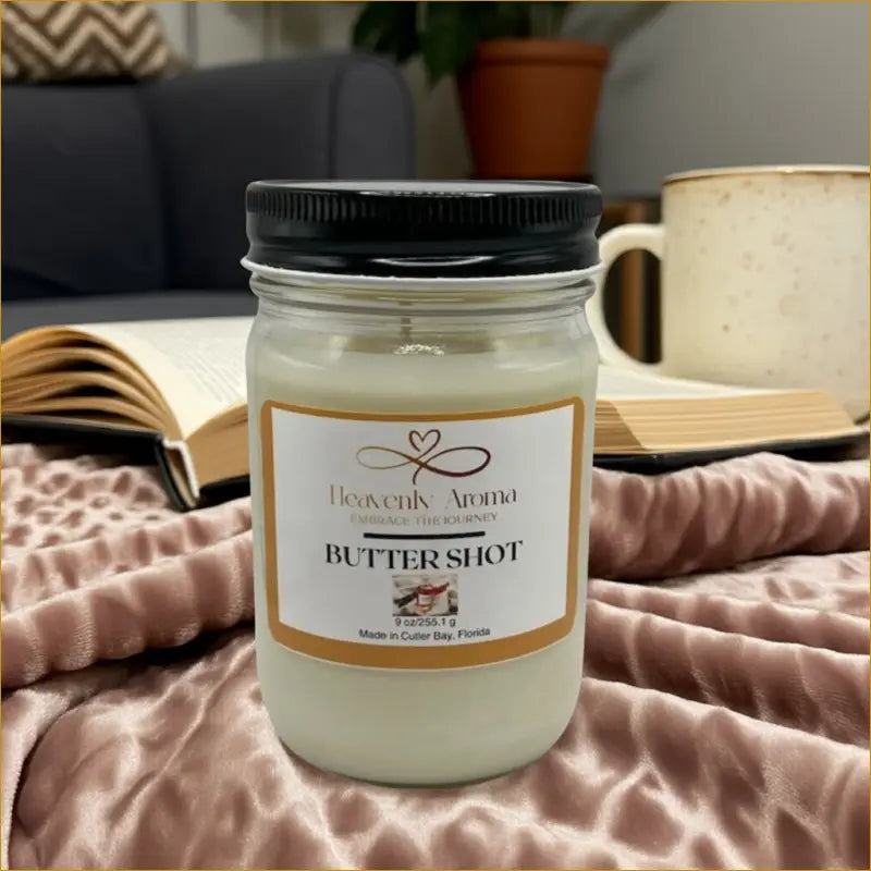 Butter Shot 9 oz Candle – Melt Into Sweet Comfort - Heavenly Aroma