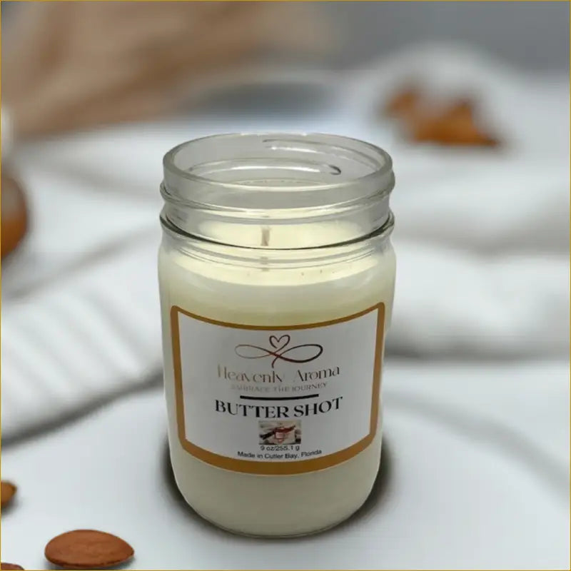 Butter Shot 9 oz Candle – Melt Into Sweet Comfort - Heavenly Aroma