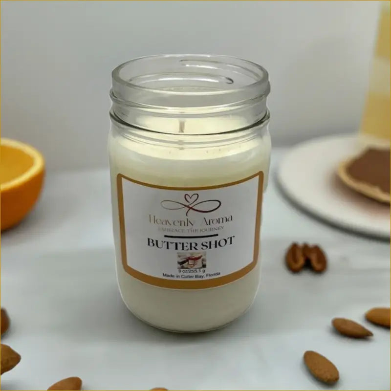 Butter Shot 9 oz Candle – Melt Into Sweet Comfort - Heavenly Aroma