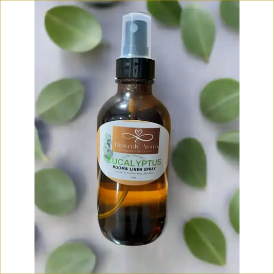 Eucalyptus Essential Oil Linen Spray - 4 oz | All-Natural, Non-Toxic, and Biodegradable - Heavenly Aroma