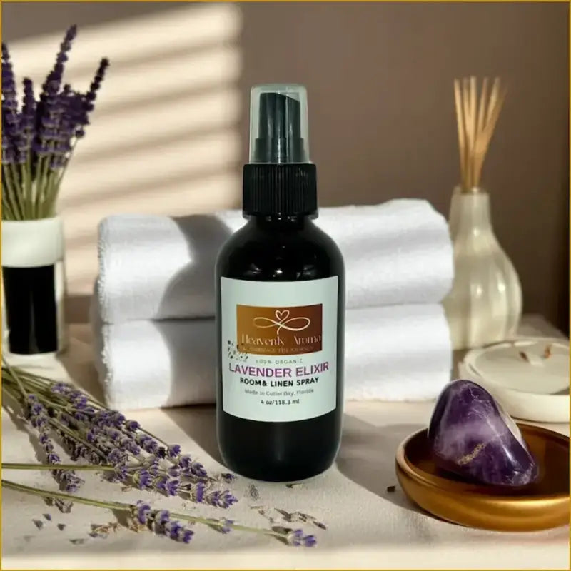 Lavender Elixir – 4 oz Room & Linen Spray - Heavenly Aroma
