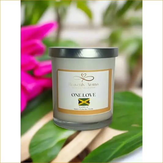 Luxury Scented Candle| One Love Candle with Strong Fragrance Throw - Heavenly Aroma