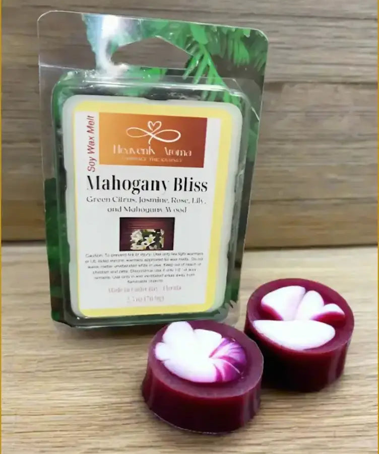 Mahogany Bliss 2.5 oz Wax Tarts - Heavenly Aroma