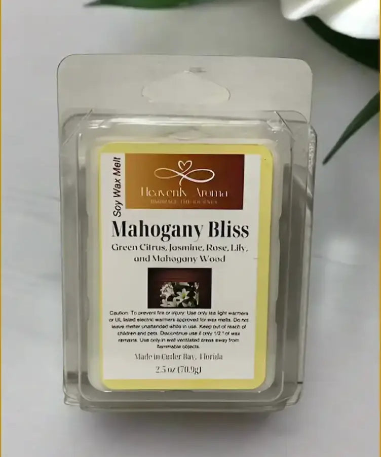 Mahogany Bliss 2.5 oz Wax Tarts - Heavenly Aroma