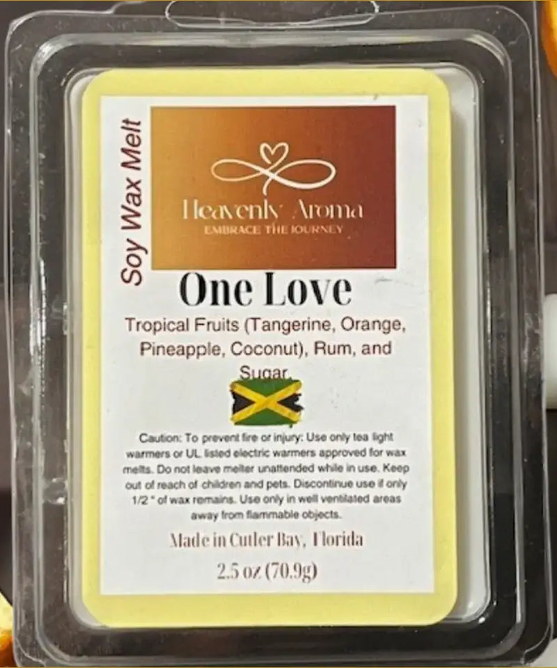 One Love 2.5 oz Wax Tarts - Heavenly Aroma