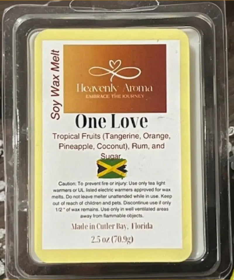 One Love 2.5 oz Wax Tarts - Heavenly Aroma