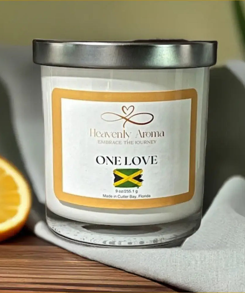 One Love – 9 oz Candle | A Tropical Escape in Full Flame - Heavenly Aroma
