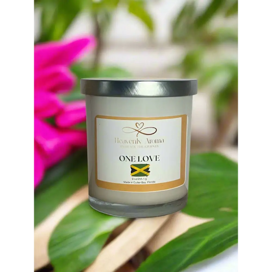 One Love Fruit Scented Candle with Strong Fragrance Throw - Heavenly Aroma