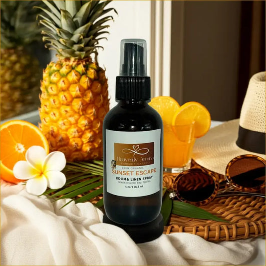 Sunset Escape – 4 oz Room & Linen Spray - Heavenly Aroma