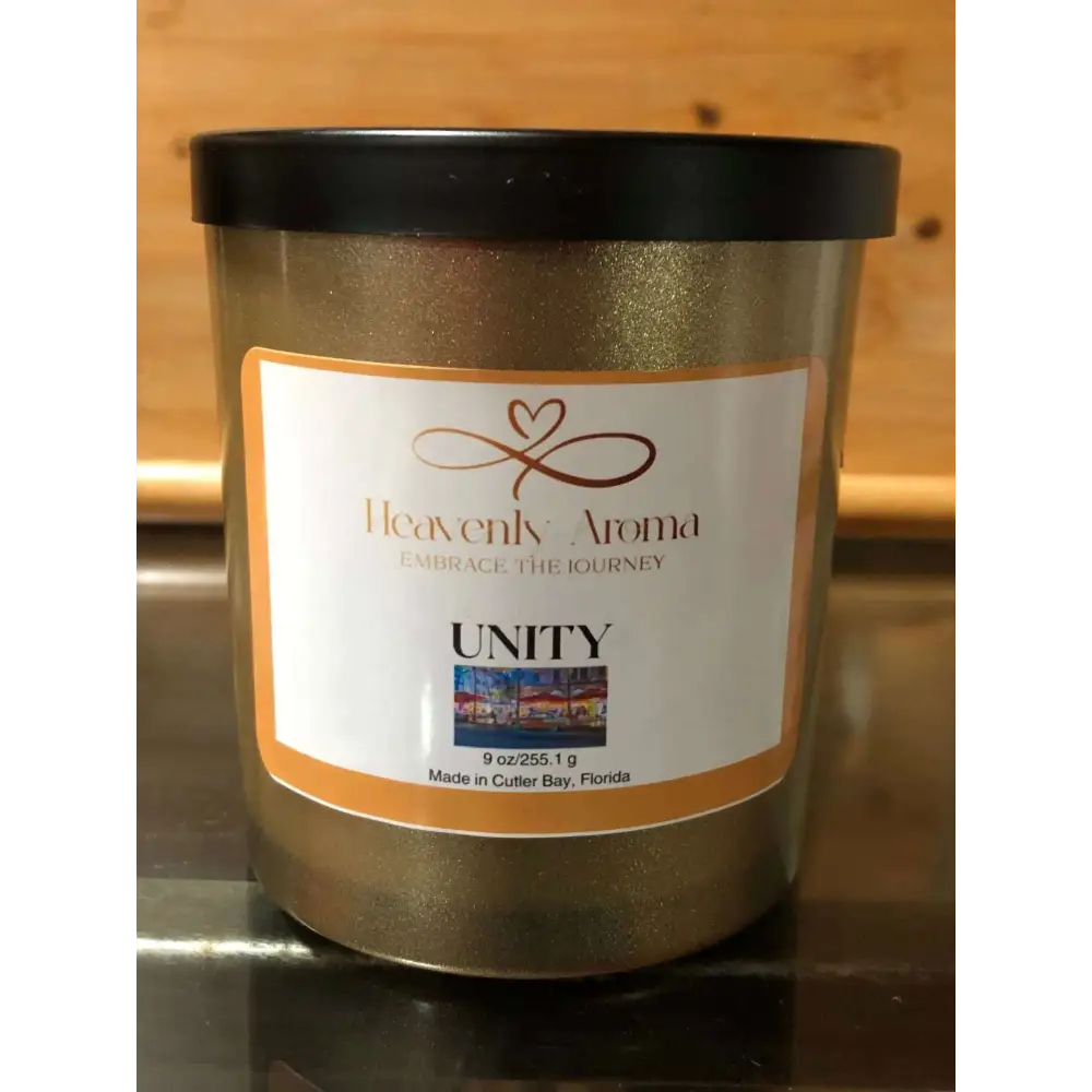 Unity: 9 oz,  Handcrafted, 100% Soy Wax - Heavenly Aroma