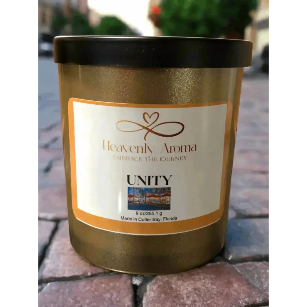 Unity: 9 oz,  Handcrafted, 100% Soy Wax - Heavenly Aroma